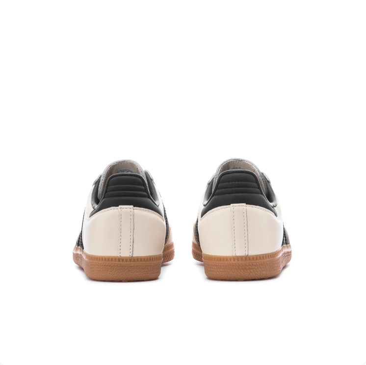 adidas Samba Cream and Black Low-Top Sneakers