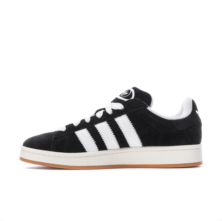 adidas Campus Black and White Low-Top Sneakers