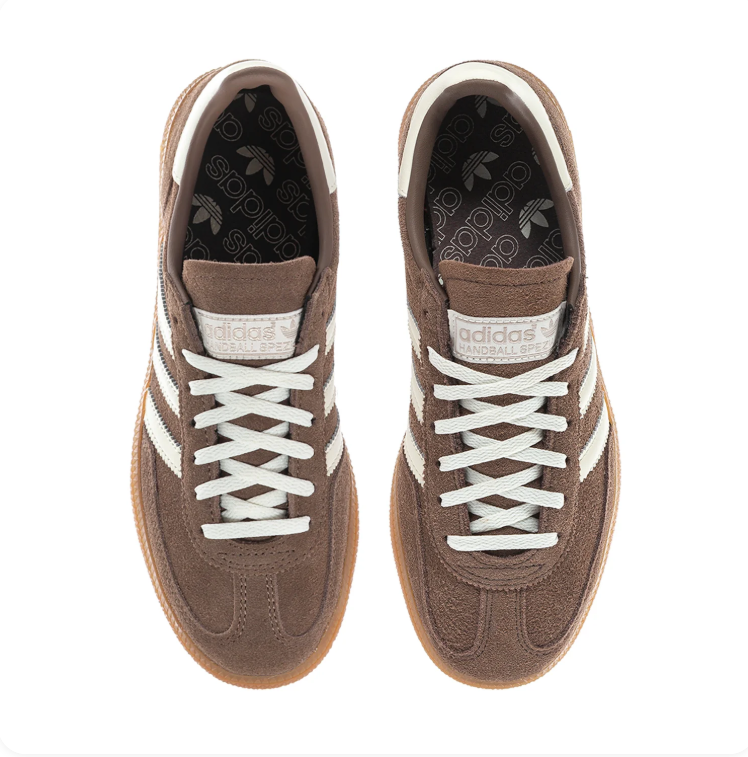 adidas Spezial Brown and Cream Low-Top Sneakers