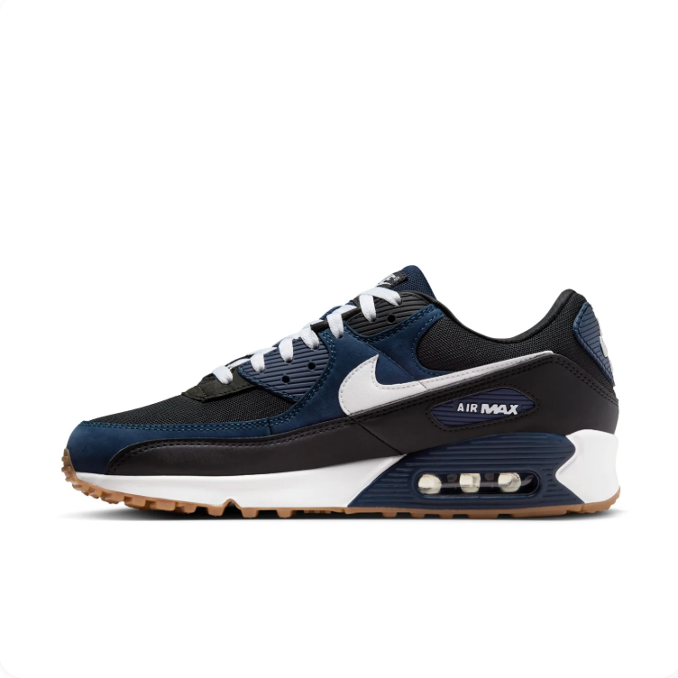 Nike Air Max Navy and Black Sneakers with White Accents
