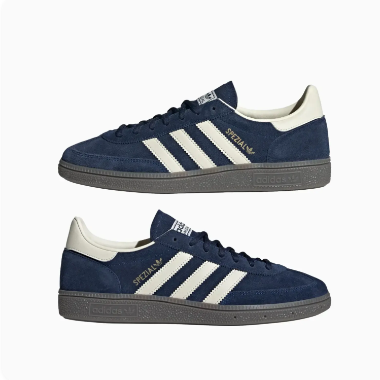adidas Spezial Navy and Cream Low-Top Sneakers