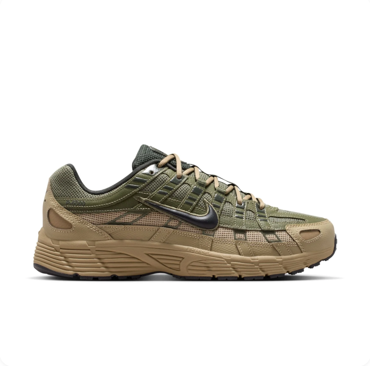 Nike Olive and Khaki Low-Top Sneakers