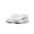 Nike White and Metallic Swoosh Low-Top Sneakers