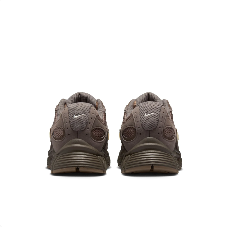 Nike Brown and Cream Mesh Low-Top Sneakers