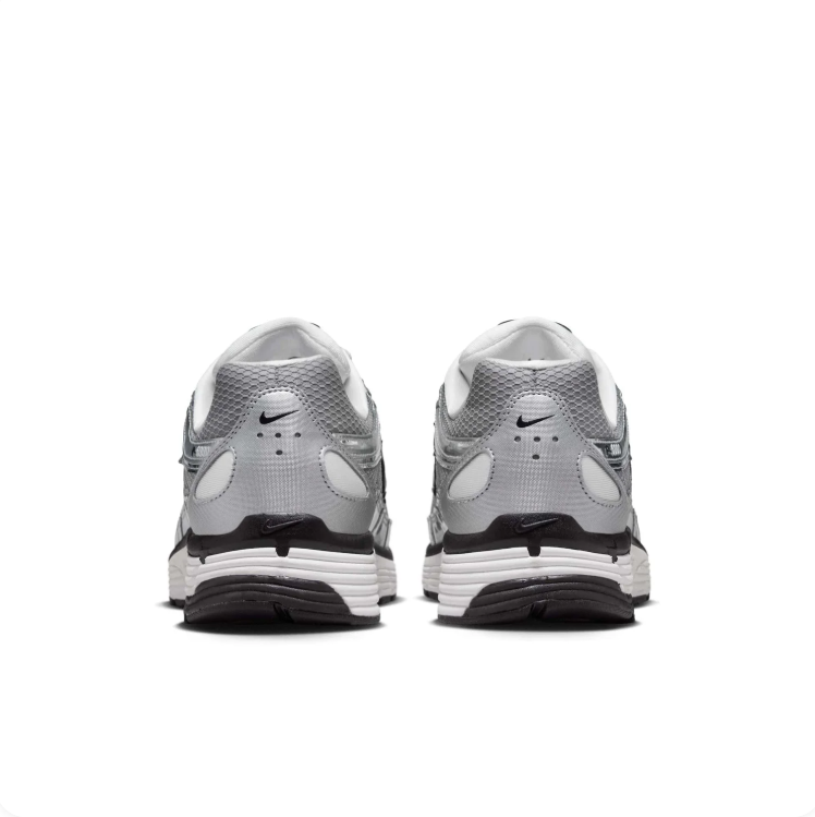 Nike P-6000 Metallic Silver and Grey Sneakers