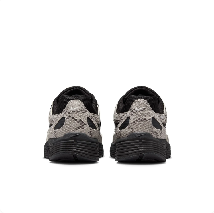 Nike P-6000 Black and Grey Snake-Print Sneakers