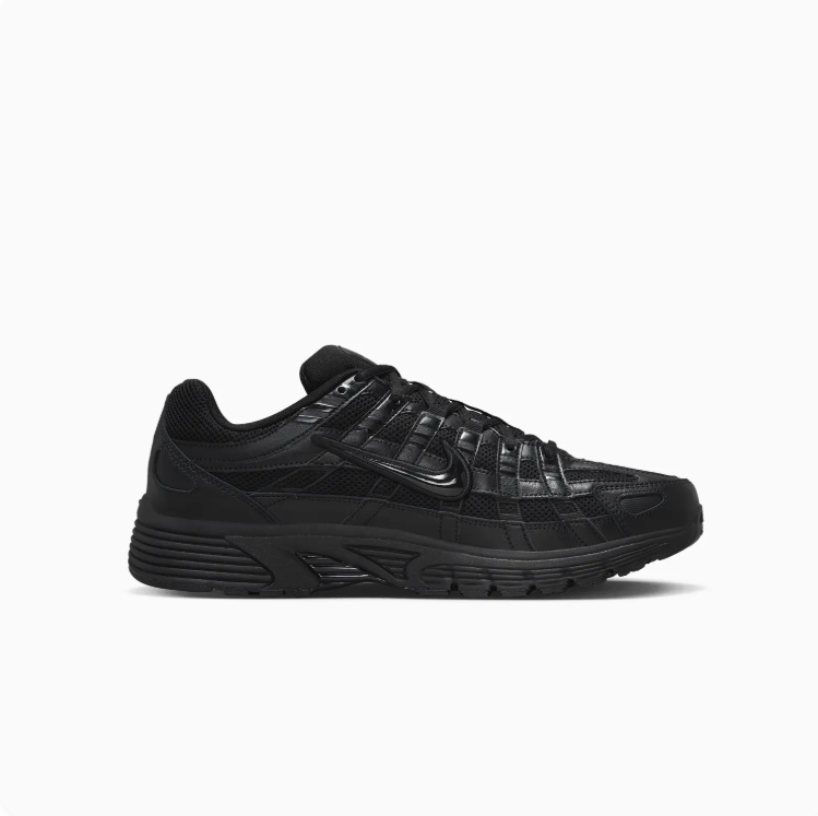 Nike All-Black Layered Low-Top Sneakers