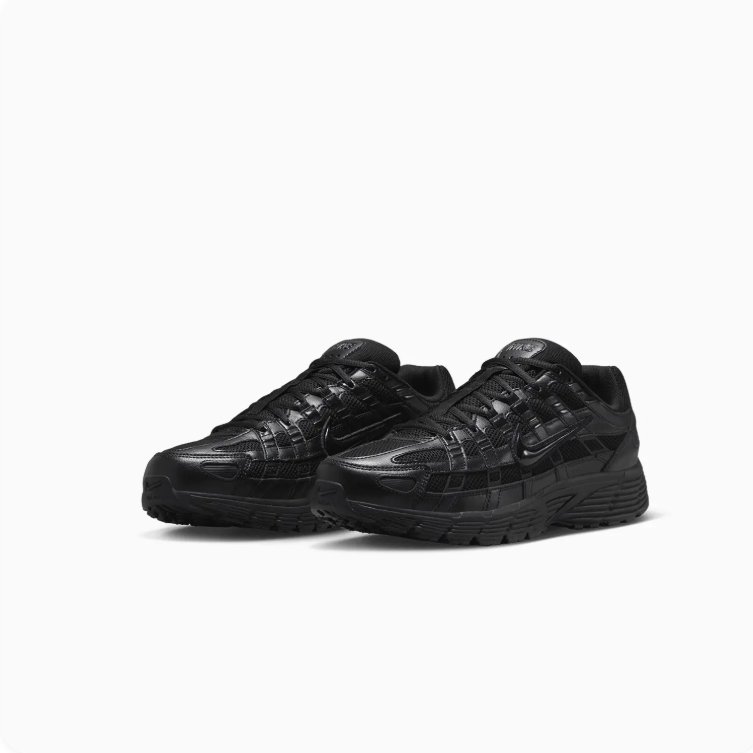 Nike All-Black Layered Low-Top Sneakers