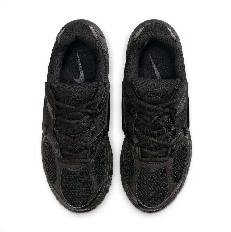 Nike All-Black Mesh and Overlay Low-Top Sneakers
