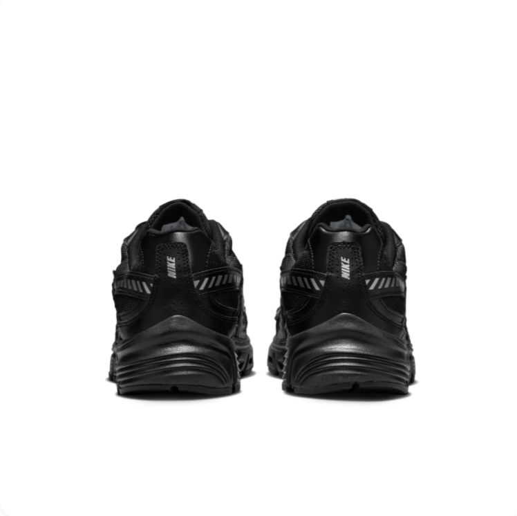 Nike Initiator Black and Metallic Silver Sneakers