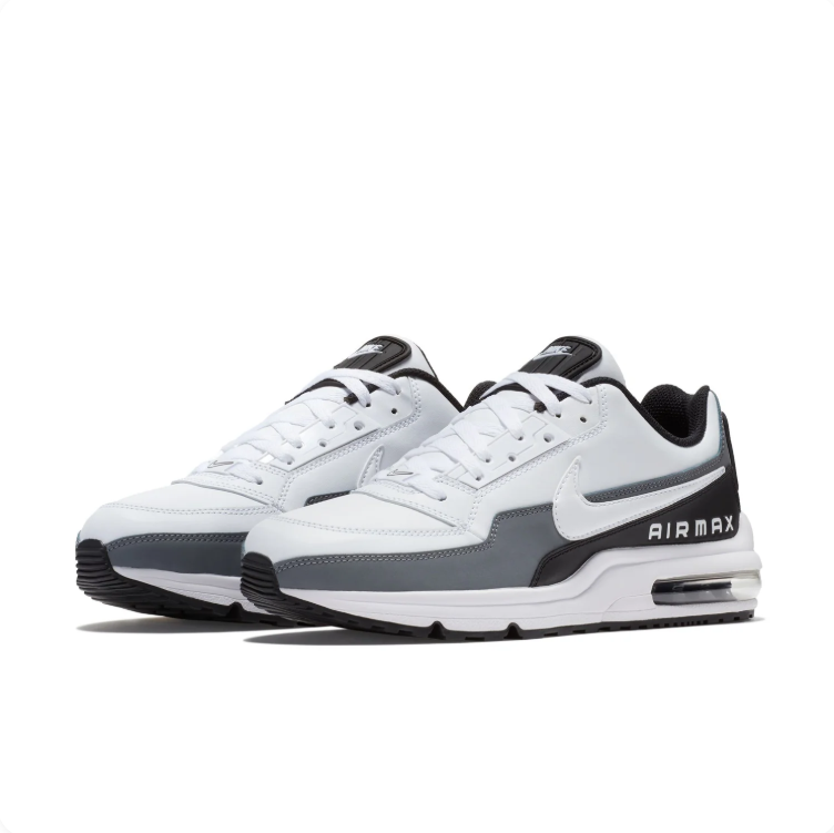 Nike Air Max White, Grey and Black Low-Top Sneakers