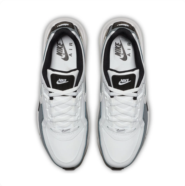 Nike Air Max White, Grey and Black Low-Top Sneakers