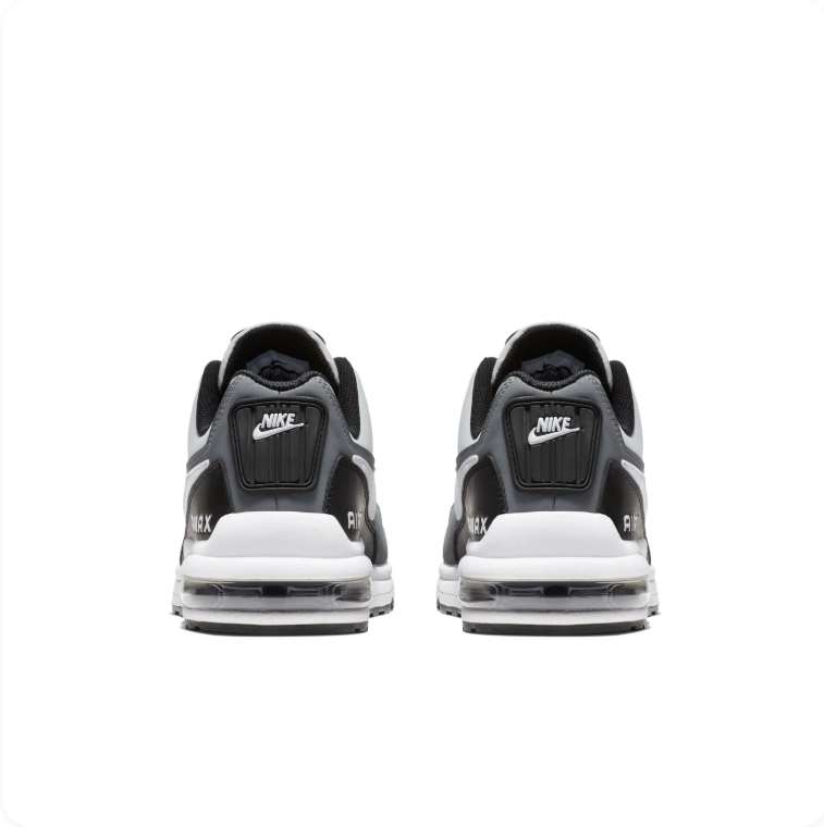 Nike Air Max White, Grey and Black Low-Top Sneakers