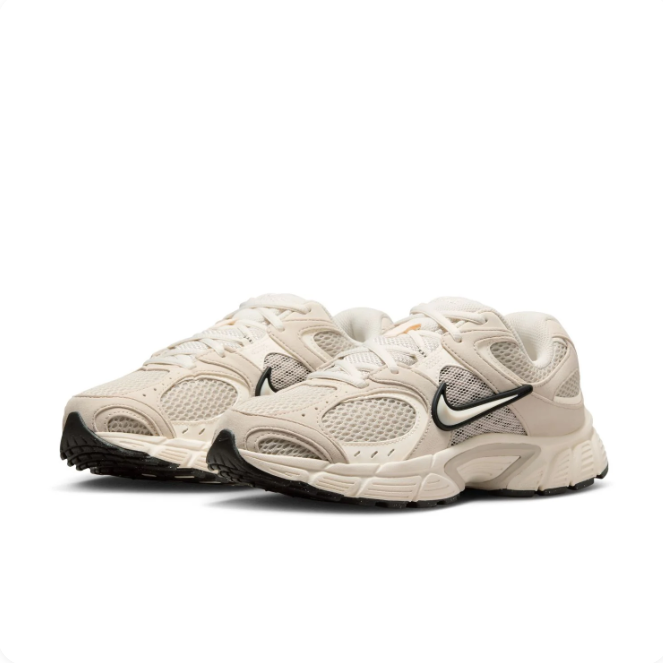 Nike Cream and Beige Mesh Low-Top Sneakers