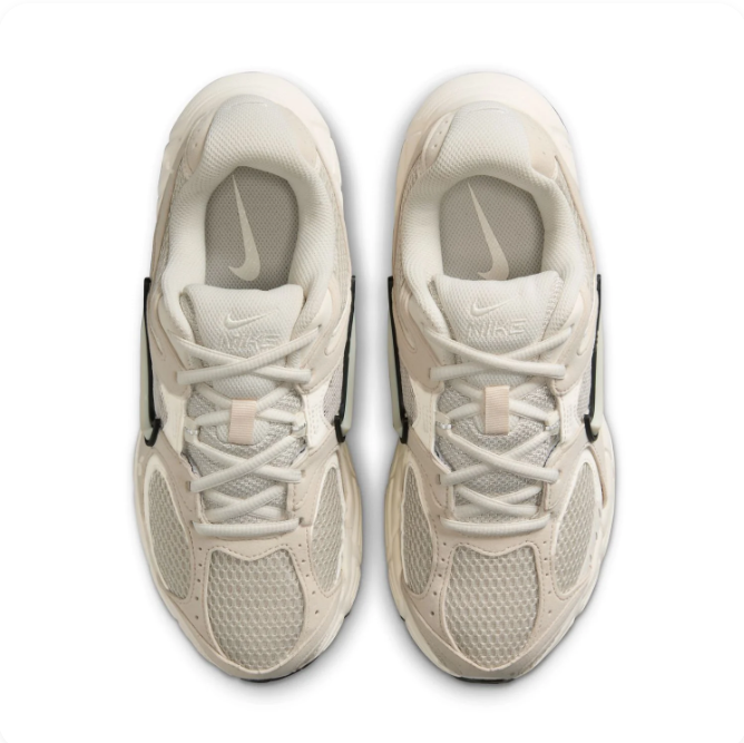 Nike Cream and Beige Mesh Low-Top Sneakers