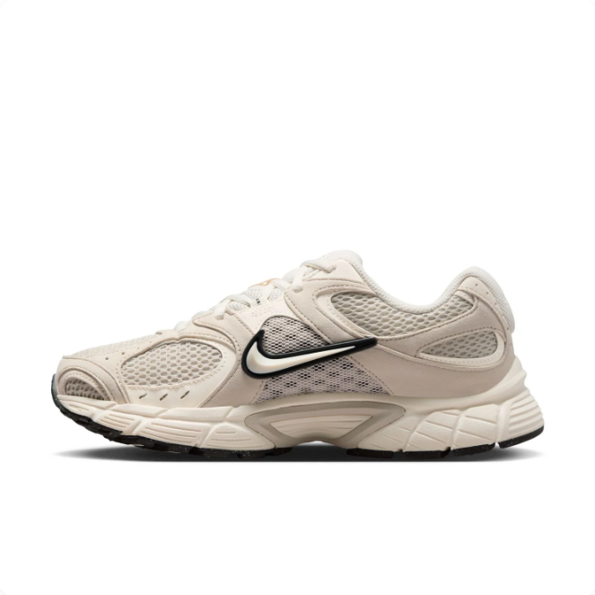 Nike Cream and Beige Mesh Low-Top Sneakers