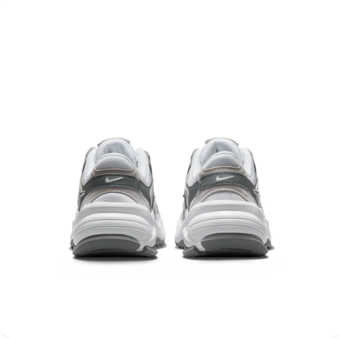 Nike White and Grey Layered Chunky Sneakers