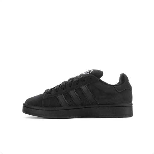 adidas Campus Black Low-Top Sneakers | Tonal 3-Stripes
