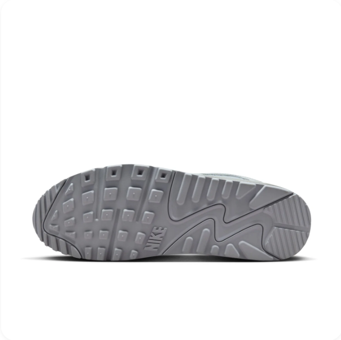 Nike Grey Mesh Low-Top Sneakers | Tonal Swoosh & Visible Air Heel