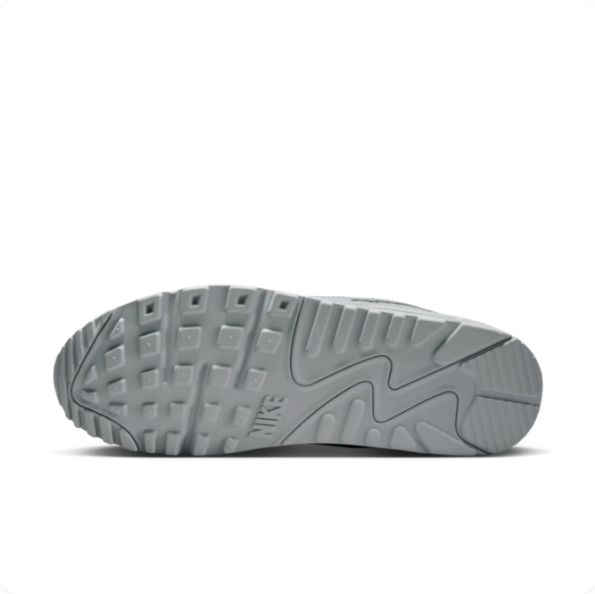 Nike Light Grey & Navy Low-Top Sneakers | Mesh Panels & Visible Air Heel