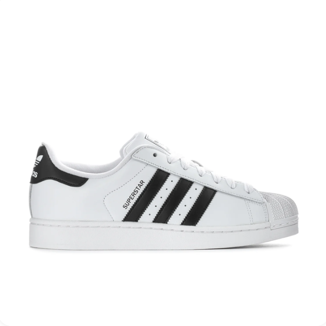 adidas Superstar White & Black Low-Top Sneakers | Shell Toe & 3-Stripes
