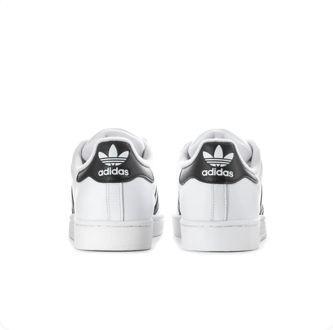 adidas Superstar White & Black Low-Top Sneakers | Shell Toe & 3-Stripes
