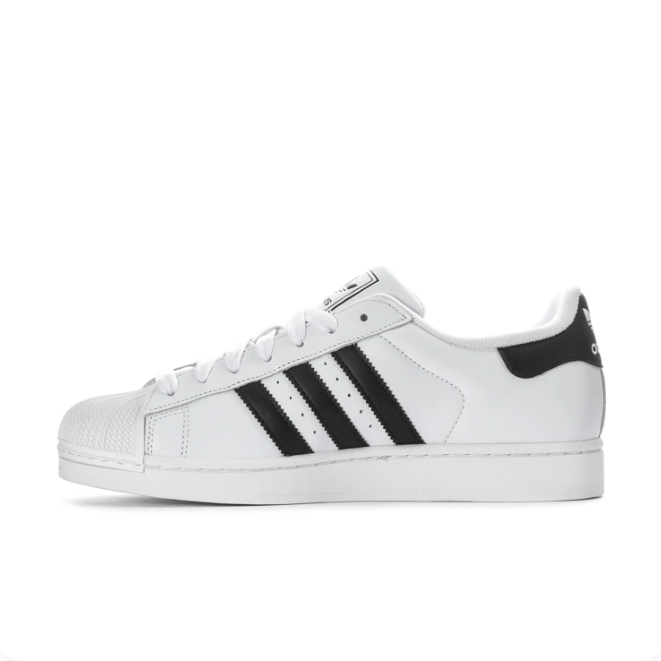 adidas Superstar White & Black Low-Top Sneakers | Shell Toe & 3-Stripes