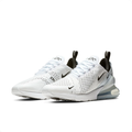 Nike Air Max 270 White & Black Sneakers | Mesh Upper & Visible Air Heel