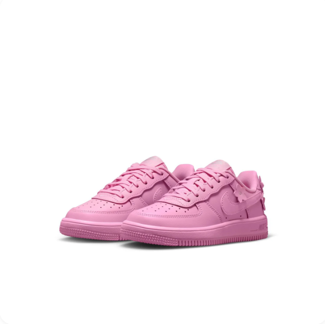 Nike Pink Low-Top Sneakers | Floral Details & Tonal Swoosh