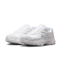 Nike White & Silver Low-Top Sneakers | Mesh Panels & Chunky Sole