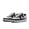 Nike Black & White Low-Top Sneakers | Light Pink Swoosh