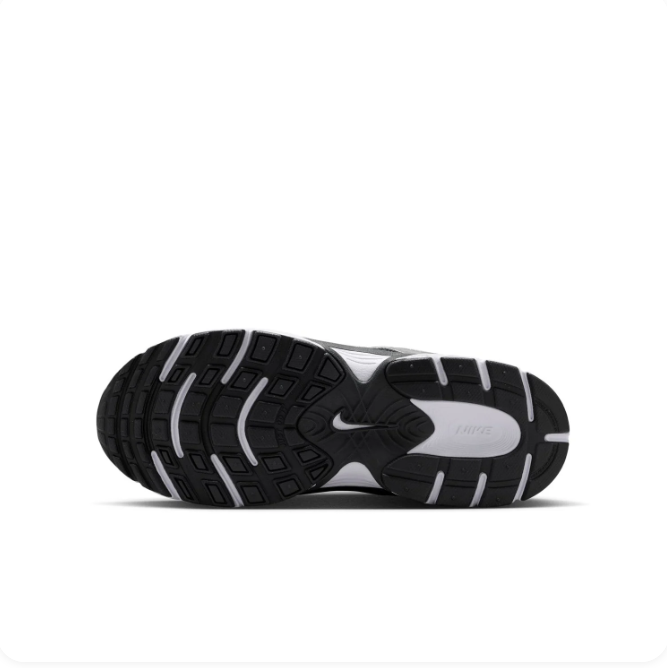 Nike Black & Silver Low-Top Sneakers | Mesh Panels & Sculpted Sole