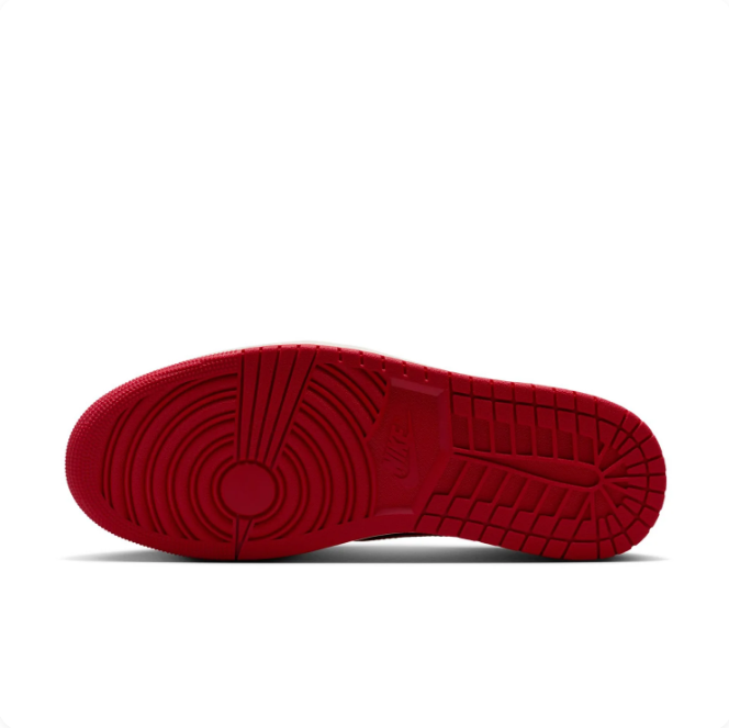 Nike Black & Red Low-Top Sneakers | Red Swoosh & Outsole