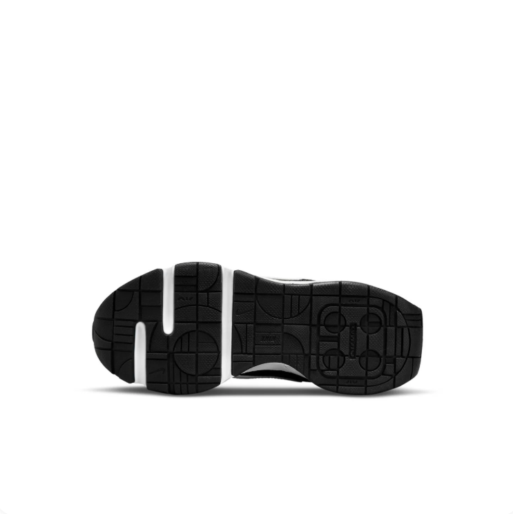 Nike Black & White Low-Top Sneakers | Visible Heel Air Window