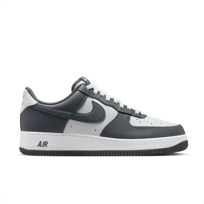Nike Charcoal & Light Grey Low-Top Sneakers | White Midsole