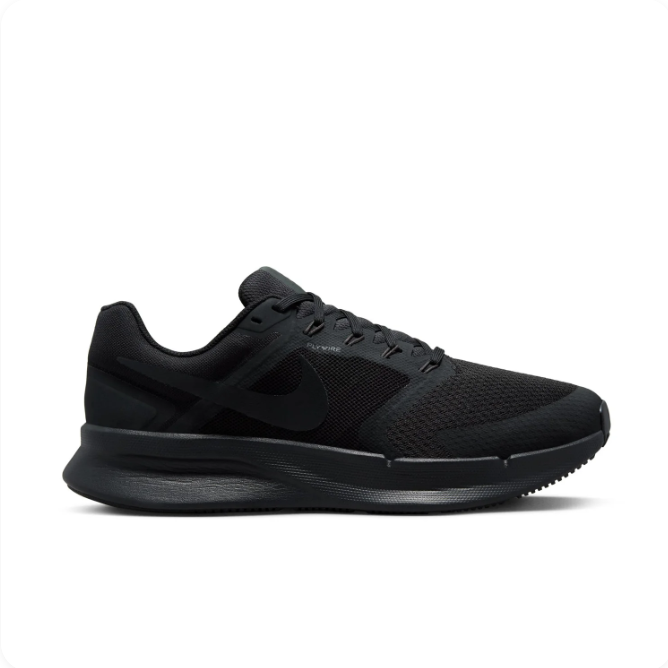 Nike All-Black Low-Top Sneakers | Mesh Upper & Tonal Swoosh