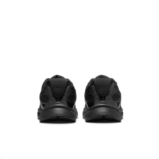 Nike All-Black Low-Top Sneakers | Open Mesh Panels & Sculpted Sole