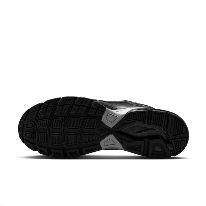 Nike Black & Silver Low-Top Sneakers | Layered Upper & Chunky Sole