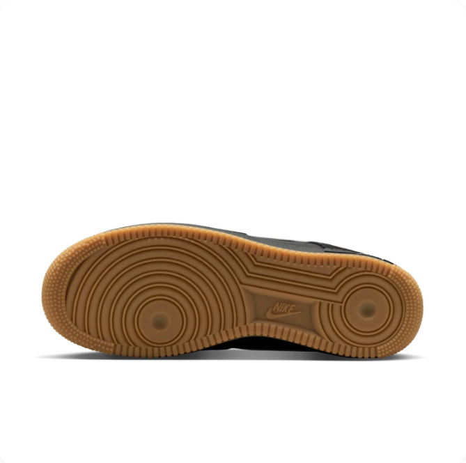 Nike Black & White Low-Top Sneakers | White Swoosh & Gum-Colored Sole