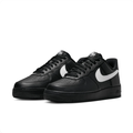 Nike Black Low-Top Sneakers | White Swoosh & Black Sole