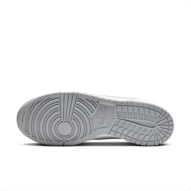 Nike White & Grey Low-Top Sneakers | Grey Swoosh & Bold Heel Lettering