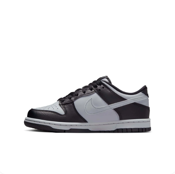 Nike Black & Light Grey Low-Top Sneakers | Grey Swoosh & Black Outsole
