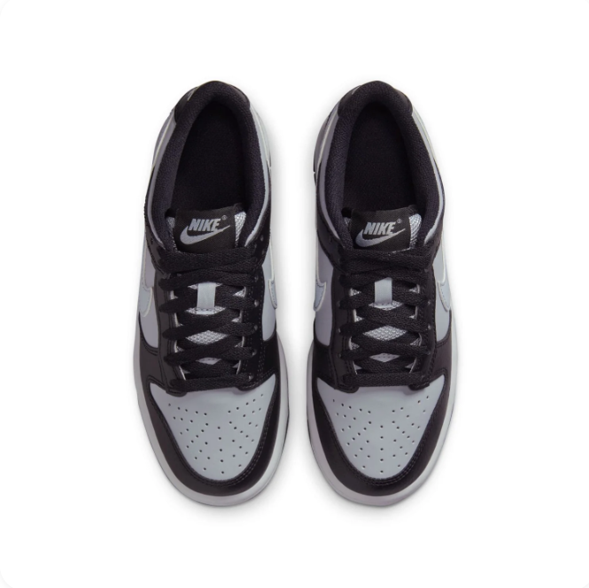 Nike Black & Light Grey Low-Top Sneakers | Grey Swoosh & Black Outsole
