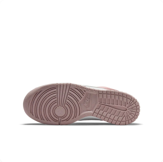 Nike Pink and White Low-Top Sneakers