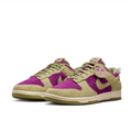 Nike Purple & Olive Low-Top Sneakers | Textured Panels & Fringe Details