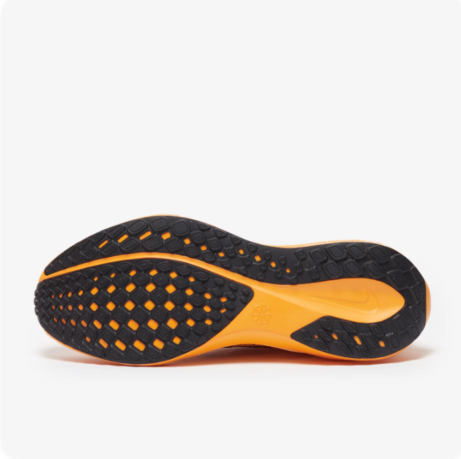 Nike Golden Yellow Low-Top Sneakers | Black Swoosh & Graphic Line Pattern